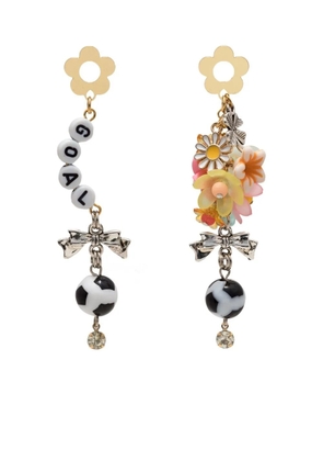 Amir Slama Bijoux football drop earrings - Multicolour