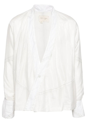 Greg Lauren parachute winged jacket - White