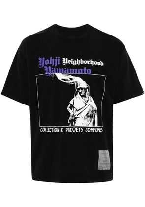 Yohji Yamamoto x NEIGHBORHOOD graphic-print cotton T-shirt - Black