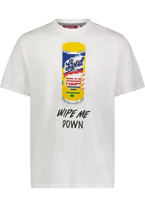 Mostly Heard Rarely Seen 8-Bit Wipes cotton T-shirt - White