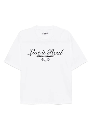 izzue graphic-print t-shirt - White