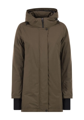Herno hooded-neck padded jacket - Brown