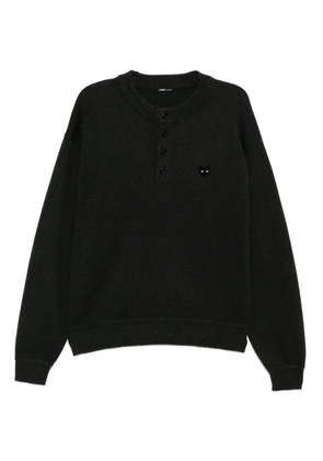 SONGZIO cat-embroidered sweatshirt - Grey