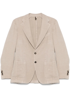Dell'oglio textured blazer - Neutrals