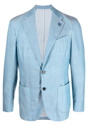 Lardini single-breasted blazer - Blue