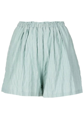 Clube Bossa Mandoline high-waist shorts - Blue