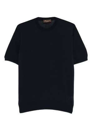 Doriani Cashmere short-sleeve T-shirt - Blue