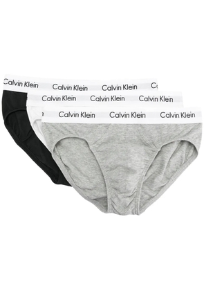 Calvin Klein Underwear logo briefs 3 pack - Black