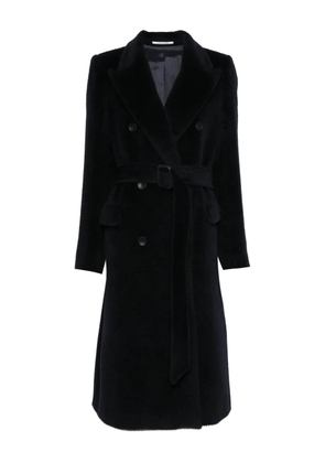 Tagliatore belted double-breasted coat - Green