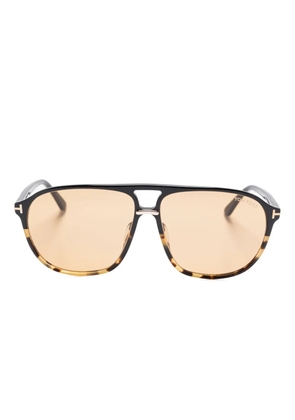 TOM FORD Eyewear Bruce tortoiseshell acetate sunglasses - Black