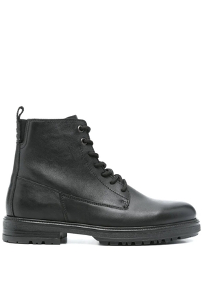 Marc O'Polo leather biker boots - Black