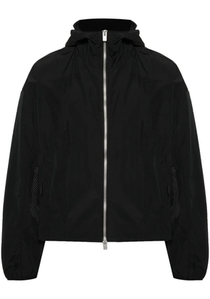 HELIOT EMIL hooded lightweight windbreaker - Black