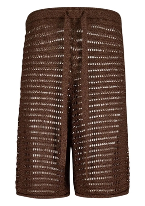 COMMAS cut-out shorts - Black