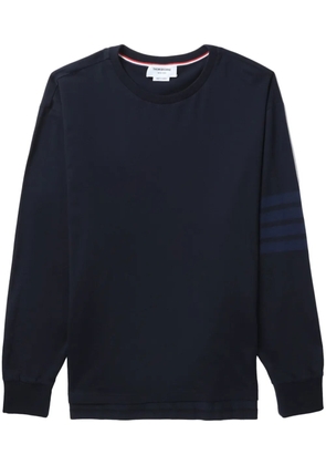 Thom Browne 4-Bar stripe cotton T-shirt - Blue