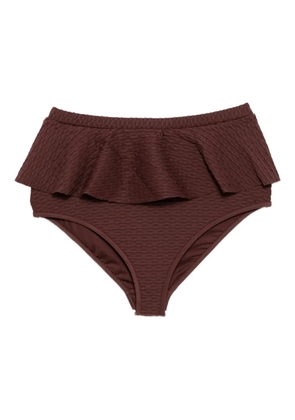 Duskii Frill bikini bottom - Brown
