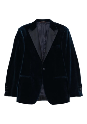 Canali velvet blazer - Blue