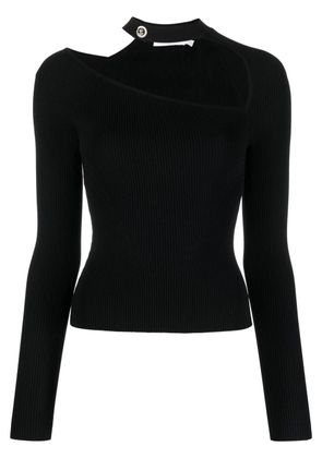 Simkhai cut-out detail knitted top - Black