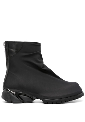 424 panelled zip-up ankle boots - Black