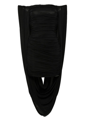 Giuseppe Di Morabito off-shoulder draped mini dress - Black