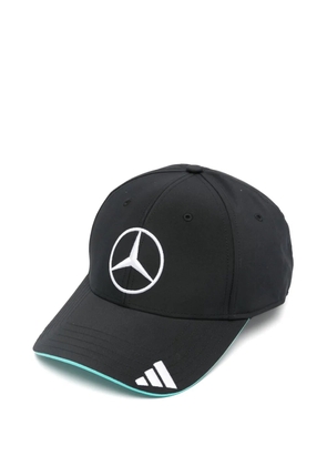 adidas x Mercedes logo-embroidered cap - Black