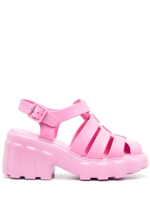 Melissa Megan 70mm caged sandals - Pink