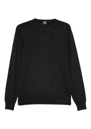 Fedeli merino-wool top - Black