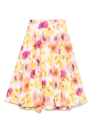 Essentiel Antwerp Hosanna midi skirt - White