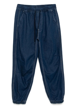 CHOCOOLATE drawstring tapered jeans - Blue