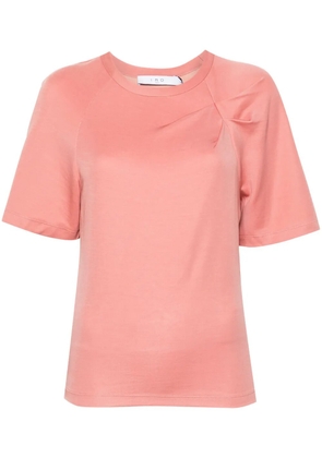 IRO Umae pleat-detail T-shirt - Pink