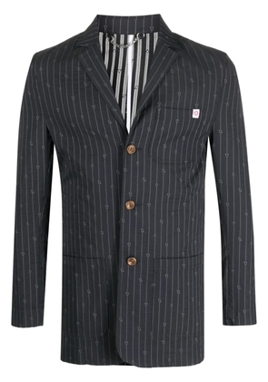 Charles Jeffrey Loverboy single-breasted pinstripe blazer - Blue