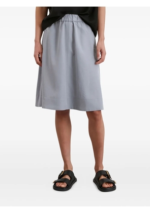 Marc O'Polo elasticated-waist skirt - 823 BLUE