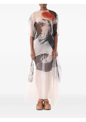 Jason Wu Collection silk skirt - Neutrals