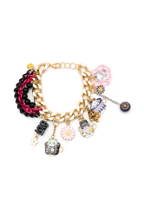 Amir Slama Bijoux cat-charms bracelet - Gold