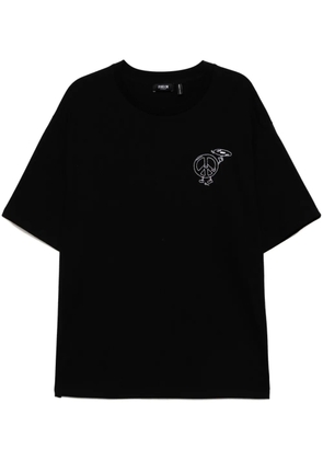 FIVE CM embroidered T-shirt - Black