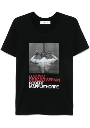 Ludovic de Saint Sernin Frank Diaz-print T-shirt - Black