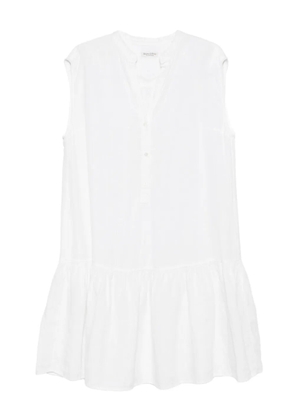 Marc O'Polo V-neck sleeveless mini dress - White