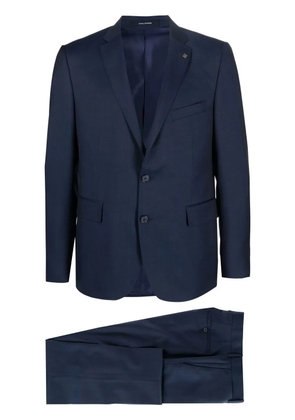 Tagliatore slim-cut two-piece suit - Blue