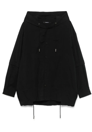 SONGZIO poetry-embroidered shirt - Black