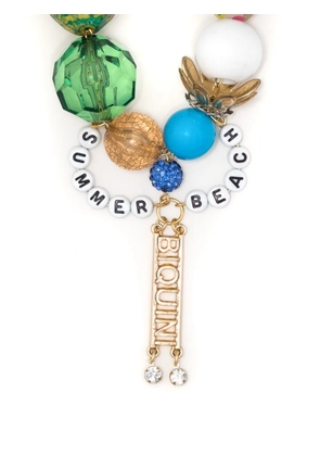 Amir Slama Bijoux beaded charm necklace - Multicolour