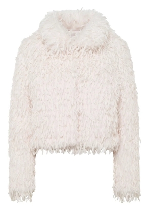 Unreal Fur Swan Lake jacket - White