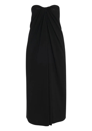 Rosetta Getty twist strapless maxi dress - Black