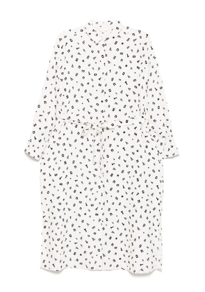 To b. by agnès b. graphic-print dress - White