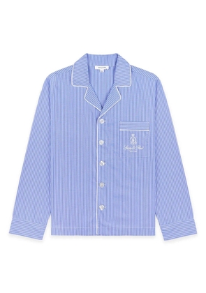Sporty & Rich Vendome striped pajama shirt - Blue
