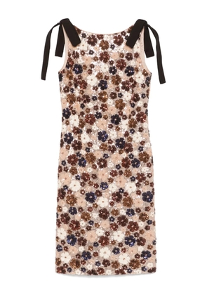Nº21 sequinned midi dress - Brown