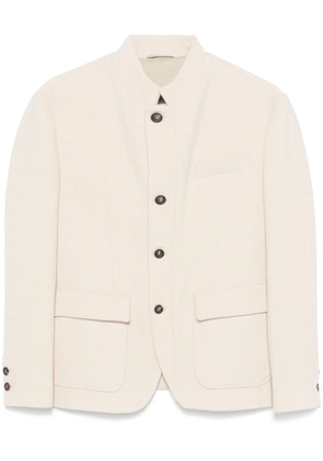 Eleventy flannel jacket - Neutrals