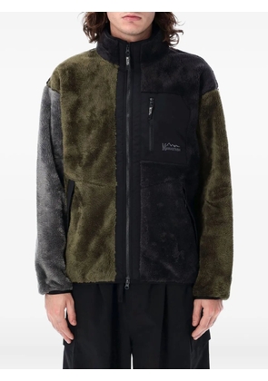 MANASTASH panelled fleece jacket - Black
