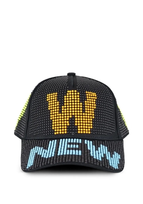Walter Van Beirendonck New beaded cap - Black