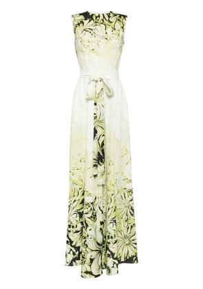 Saiid Kobeisy printed crepe jumpsuit - White