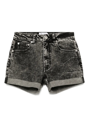izzue denim shorts - Black