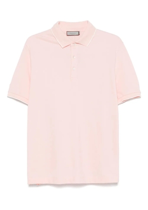 Canali piqué polo shirt - Pink